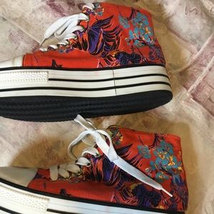 BDG Platform Colorful Sneakers Size 9